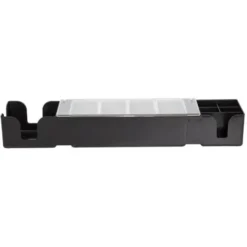 Boîte à compartiments noire - 605 x 155 x 95 mm