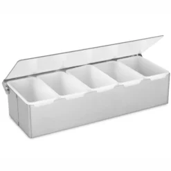 Boîte à Condiments en Inox 4 Compartiments - Pujadas