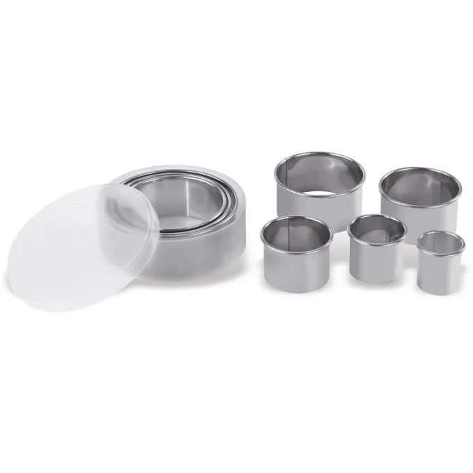 Boîte 8 Découpoirs Ronds Inox - Pujadas