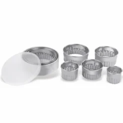 Boîte de 8 Découpoirs Ronds Cannelés - Pujadas