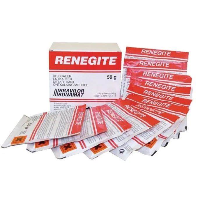 Boîte de 15 Sachets de Détartrant 50g - Bravilor Renegite