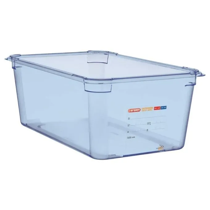 Boîte hermétique bleu en ABS sans BPA - Araven GN 1/1