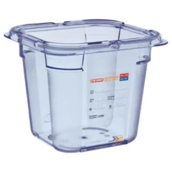 Boîte Hermétique Bleue sans BPA en ABS - GN 1/6 - Araven