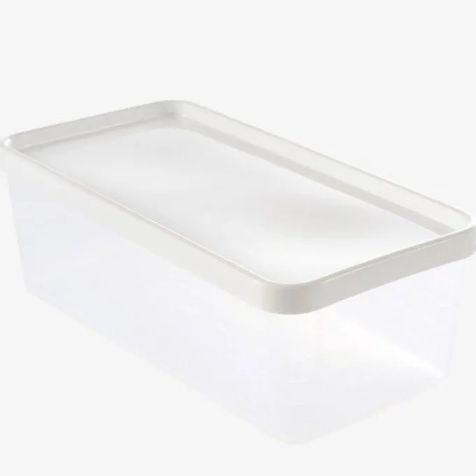 Boîte hermétique 1,2 L + couvercle blanc - lot de 12 - Gilac