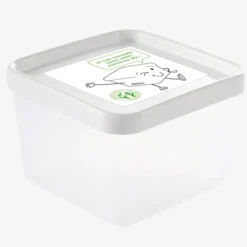 Boîte hermétique 0,6 L + couvercle blanc - lot de 12 - Gilac