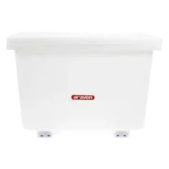 Boîte à Ingrédients avec Clips de Couleurs et Roulettes 70 L - Araven