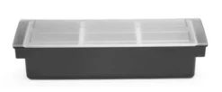 Boîte à ingrédients - 3 bacs Bar up Noir 480x150x(H)100mm - Hendi