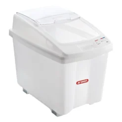 Boîte à ingrédients transparente avec roulettes - Araven 100 L