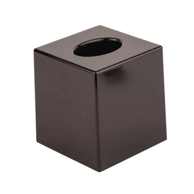 Boîte à Mouchoirs Carrée Noire - Bolero