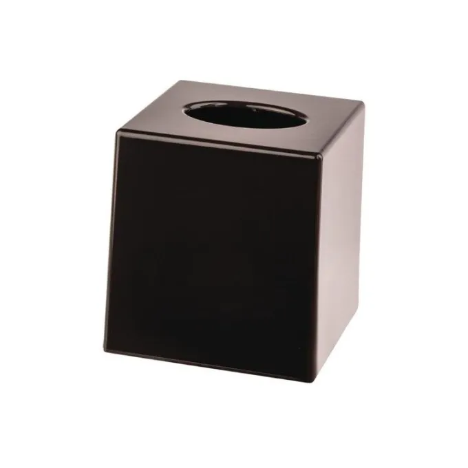Boîte à Mouchoirs Carrée Noire - Bolero