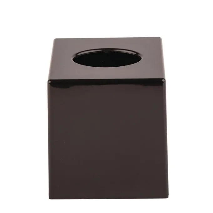 Boîte à Mouchoirs Carrée Noire - Bolero