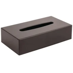 Boîte à Mouchoirs Rectangulaire Noire - Bolero