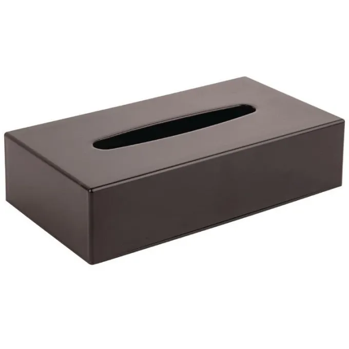 Boîte à Mouchoirs Rectangulaire Noire - Bolero