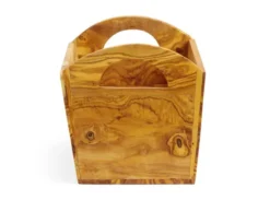 Boîte à pain en bois d'olivier 245x198x(H)194 mm - Hendi