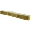 Boîte Rectangle Bois avec Anse 3 Compartiments 100 cm Lot de 6 - Créapak