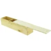 Boîte Rectangle Bois 3 Compartiments 50 cm Lot de 6 - Créapak