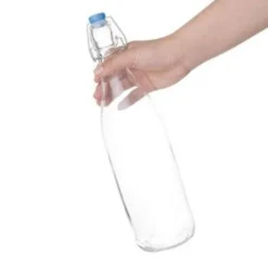Bouteille d'Eau en Verre 1 L - Lot de 6 - Olympia