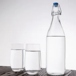 Bouteille d'Eau en Verre 1 L - Lot de 6 - Olympia