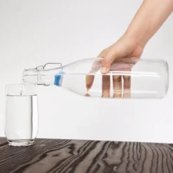 Bouteille d'Eau en Verre 1 L - Lot de 6 - Olympia
