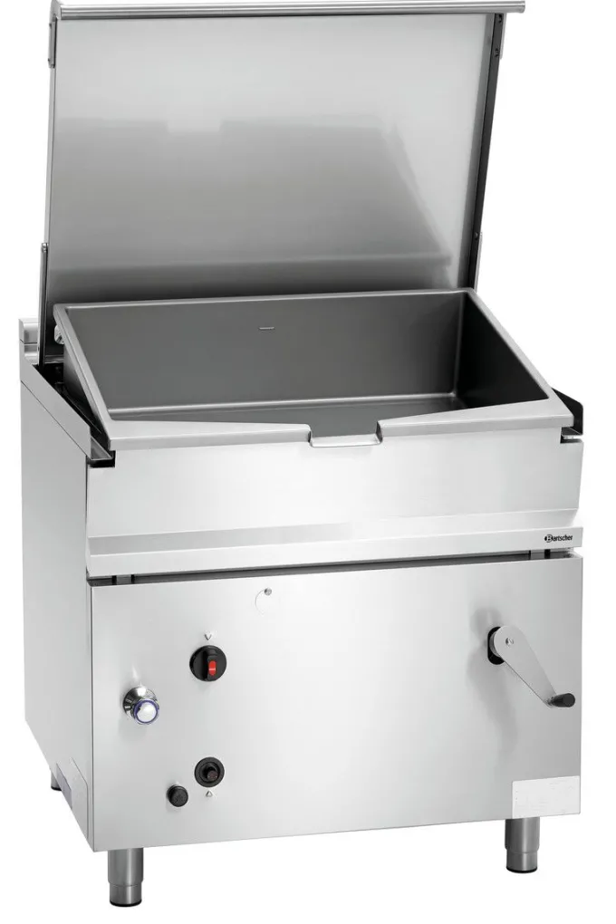 Braisière Basculante à Gaz Professionnelle - 80 Litres - Bartscher