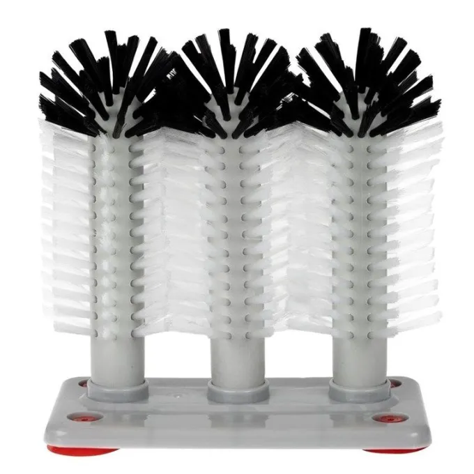 Brosse à Verre Tridell Professionnelle en Nylon et Ventouses - Jantex