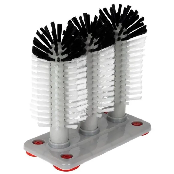 Brosse à Verre Tridell Professionnelle en Nylon et Ventouses - Jantex