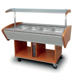 Buffet Chaud Central - 4 bacs GN 1/1 - Furnotel