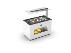Buffet Chaud Cuve en Verre Protection Anti-Postillons - 1300x700 mm - SAYL