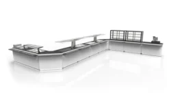 Buffet de Service Réfrigéré Cuve Froide - 1300x700 mm - SAYL