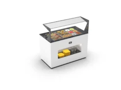 Buffet de Service Réfrigéré Plaque Froide avec Bacs - 1300x700 mm - SAYL