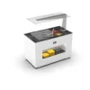Buffet Réfrigéré avec Anti-Postillon - Cuve de Froid 150 mm +4/+8ºC - L 1400 mm - Sayl