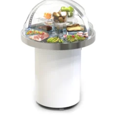 Buffet Réfrigéré Dôme Vision 360ºC et Libre Service - 950 x 750 x 1350 mm - SAYL