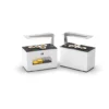 Buffet Réfrigéré Plaque Froide avec Bacs Protection Anti-Postillons - 1300x700 mm - SAYL