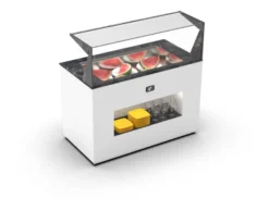 Buffet Réfrigéré Série self service Cuve Froide Ventilé 150 mm - 1300X700X1285 mm - SAYL