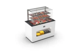 Buffet Réfrigéré Série Vision - avec Vitrine Supérieur Froid Ventilé 150 mm - Sayl