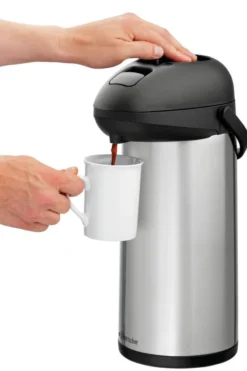 Cafetière Thermos Professionnel à Pompe en Inox 5 L - Bartscher