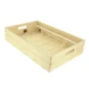 Cagette Bois Rectangle Gm 60X40 Lot de 5 - Prolinea
