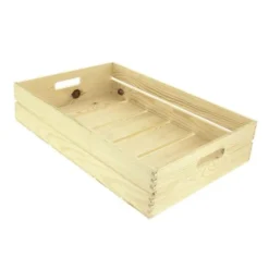Cagette Bois Rectangle Gm 60X40 Lot de 5 - Prolinea