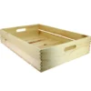 Cagette Bois Rectangle Pin Verni 60X40 Lot de 5 - Prolinea