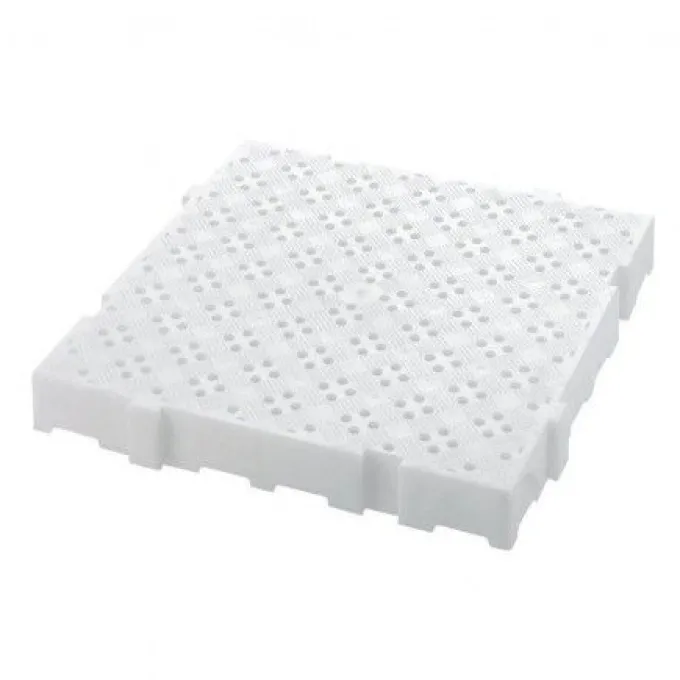 Caillebotis Blanc Clipsables Anti-Dérapant H 50 mm