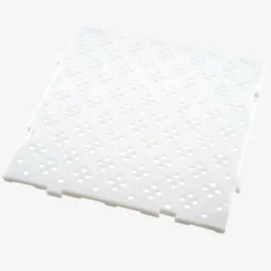 Caillebotis HACCP 50 x 50 cm, épaisseur 22 mm - blanc - Gilac
