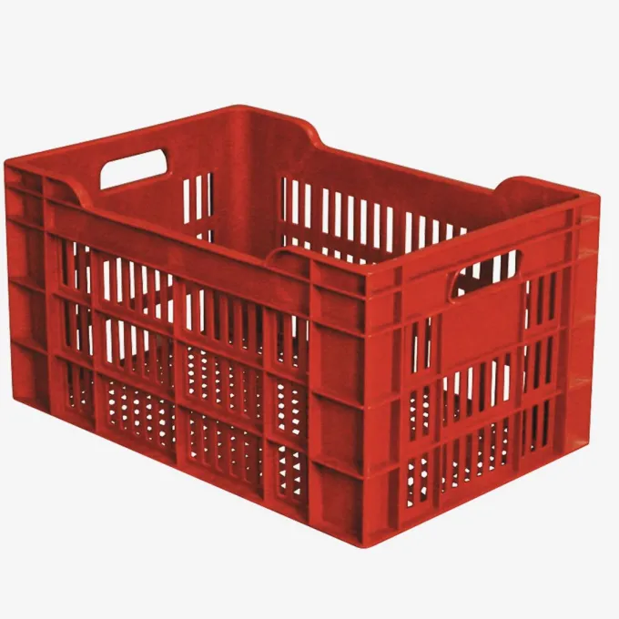 Caisse ajourée 550 x 360 x 290 mm 45 L - brique - Gilac