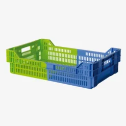 Caisse liaison froide bicolore 27 L - bleu/vert - Gilac