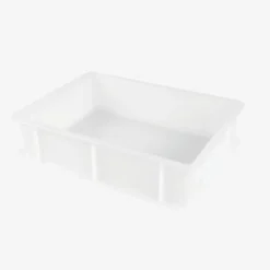 Caisse pleine 400 x 300 x 100 mm 9 L - blanc - Gilac