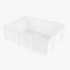 Caisse pleine 400 x 300 x 130 mm 12 L - blanc - Gilac