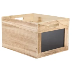 Caissette en bois pour tableau noir - 1 paquet plat - Securit