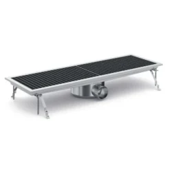Caniveau de Sol pour Cuisine Professionnelle 927 - Sortie Horizontale - Combisteel