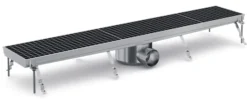 Caniveau de Sol Professionnel 1144 - Sortie Horizontale - Combisteel