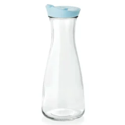 Carafe en Verre trempé 1 L bleu H 260 mm Ø 100 mm - Was Germany