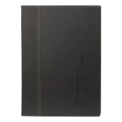 Carte des vins style contemporain Securit - 235 x 130 x 5 mm